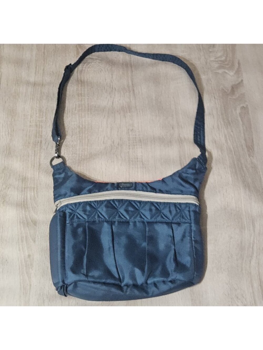 LUG V-SWING TRAVEL CROSSBODY SHOULDER Bag Teal Purse